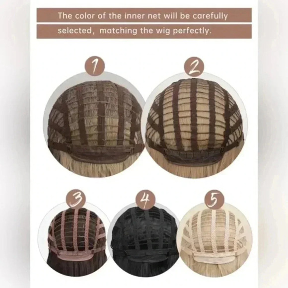 24 Inch Brown To Light Blonde Wavy Wig for daily use - Picture 6 of 8